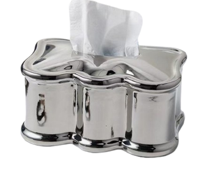 Office Home Tableware Dining Stainless Steel Tissue Holder <b>Box</b> Tissue Holder Tissue Dispenser Made in India - Product Image 1