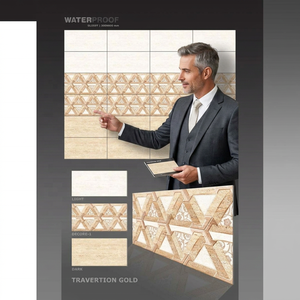 Nouvelle Arrivée Prix Usine Carreaux Muraux en Céramique Brillante Design Gaufré Toscano 30x60cm 12x24 Carrelage Piscine et Hall - Product Image 2