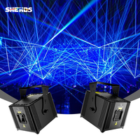 SHEHDS 6W IP65 Laser LED de scène, animation 3D, lumière laser RGB pour mariage en plein air, discothèque