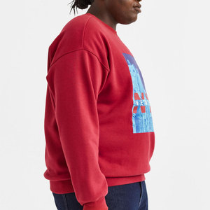 Sudadera Oversize Estilo Urbano Vintage Lavado con Efecto Desgastado, Hombros Caídos, Estampado Gráfico Relajado, Personalizable con tu Marca - Product Image 4