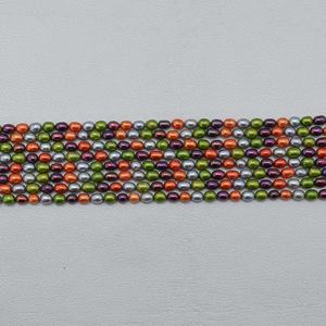 Perlas de Agua Dulce Naturales Multicolores de 5mm 6mm, Forma de Arroz, Cuentas Lisas, Piedras Preciosas, Perlas Cultivadas para la Fabricación de Joyería Artesanal - Product Image 3