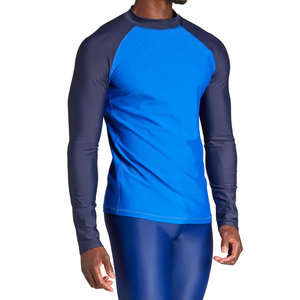 All Sizes Long Sleeve <b>Professional</b> Made Wholesale Prices Unisex Rash Guards Spandex/Polyester Anti-Bacterial Eco-Friendly 200GSM - Product Image 3