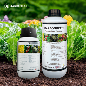 Engrais Biologique Liquide QarboGreen pour l'Agriculture Commerciale, Améliorateur de Photosynthèse, Pureté 99% pour Cultures en Plantation - Product Image 1