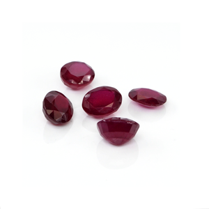 Rubis naturels de Bangkok, ovales calibrés 9x11mm, pierres précieuses naturelles en vrac pour la création de bijoux, prêtes à l'emploi - Product Image 4