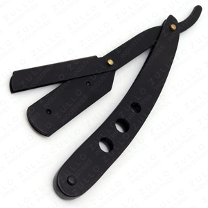 Professional Stainless Steel Disposable Straight <b>Razor</b> Custom Logo Black Cut Throat Barber Shaving <b>Razor</b> for <b>Men</b> OEM - Product Image 3