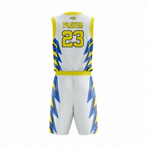 Conjunto de Uniforme de Baloncesto Personalizable de Última Generación, 100% Poliéster, Transpirable, Diseño sin Mangas, Ajuste Cómodo, Colores y Logotipo Personalizados para el Equipo - Product Image 6