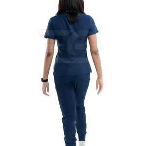 Hospital Workwear <b>Scrubs</b> Professional Lightweight Comfortable Medical Uniform Healthcare Staff 100% Cotton Custom Logo - Product Image 3