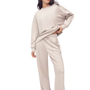 Pantalones Deportivos de Algodón Holgados para Mujer al por Mayor, Pantalones Casuales con Logotipo Personalizado, Proveedor OEM - Product Image 4