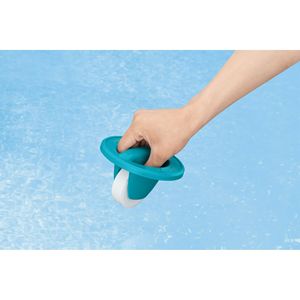 Distributore di cloro pieghevole blu galleggiante per 3 \ "compresse da piscina 6.9 \" X 6.9 \ "X 7.3 \"-strumento e accessorio per la pulizia della piscina - Product Image 3