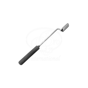 เครื่องมือขูดฟันม้าแบบถอดได้ ขนาด 11 นิ้ว ทำจากสแตนเลส พร้อมด้ามจับ PVC สำหรับสัตวแพทย์ - Product Image 1