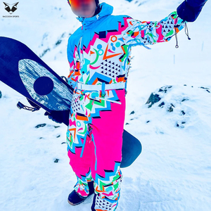 Traje de Esquí de Poliéster de Una Pieza, Resistente al Viento, Cómodo, con Logotipo Personalizado, Multicolor, Último Modelo, Superventas, Nueva Llegada - Product Image 5