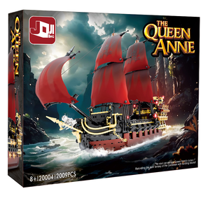 Bateau pirate des Caraïbes, navire de guerre, voilier Perle noire, blocs de construction, jouets d'assemblage MOC, cadeau pour enfant - Product Image 3