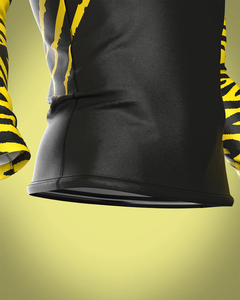 Camiseta de Manga Larga Personalizada para Hombre, Diseño de Tigre Negro y Amarillo, Transpirable, Ecológica, de Secado Rápido, para MMA, con Logotipo Impreso en la Parte Delantera - Product Image 5
