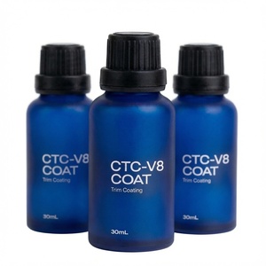 ECOWAY CTC-V8 Revêtement céramique automobile avec formule anti-UV, dureté 9H +170% de brillance, protection contre les intempéries, protection des garnitures, conditionnement de 30 ml - Product Image 2