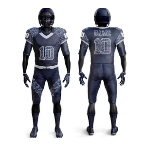 Uniforme de football américain personnalisé, maillot d'équipe sublimé, maille respirante de haute qualité, 100% polyester, manches courtes, antibactérien - Product Image 6