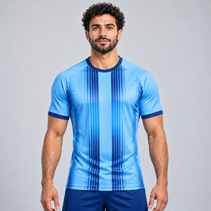 Camiseta de Fútbol Sublimada con Gráficos Vibrantes, Nombres y Números de Jugadores Personalizados y Tela Transpirable para Equipos de Fútbol Profesional - Product Image 1