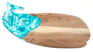 Tabla de cortar de madera de acacia duradera con asa Tabla de cortar de queso de paleta de madera - Product Image 3