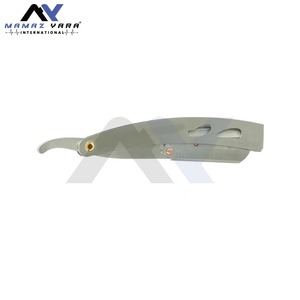 Professional <b>Straight</b> <b>Edge</b> Barber Swing Lock <b>Razor</b> Premium Stainless Steel Manual Face Wet Shaving Tool for Men Custom Logo OEM - Product Image 3
