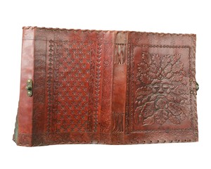 Handmade embossed Leather <b>Journal</b> Leather Diary Leather <b>Writing</b> <b>Journal</b> - Product Image 4