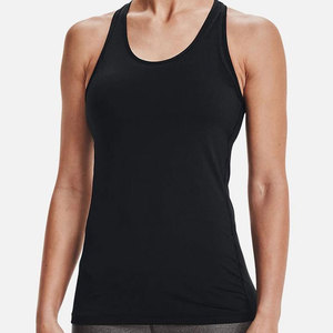 Débardeurs personnalisés pour femme, couleur unie, côtelés, coupe courte, avec logo personnalisé, sans manches, pour le sport, vente en gros - Product Image 3