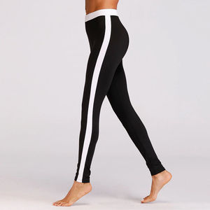 Leggings de yoga de haute qualité en stock, taille haute, longueur intégrale, en Spandex/Coton, respirants, design unique, vente en gros, les meilleurs leggings - Product Image 3