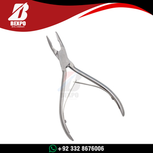 Rongeur Curvo Dental, Instrumento de Ortodoncia, Pinza de Acero Inoxidable - Product Image 2