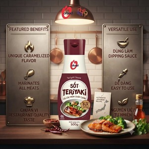 ซอสเทอริยากิ 250 กรัม - ขายส่งและรับผลิตแบรนด์ O'food - ผลิตภัณฑ์พร้อมใช้ - ซอสสะดวกและดีต่อสุขภาพ - Product Image 1
