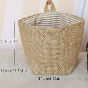Bolsa de Almacenamiento Plegable de Yute para Ahorrar Espacio y Solución de Transporte Fácil - Product Image 5