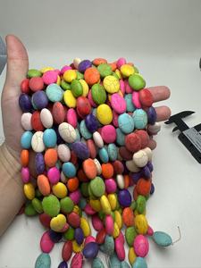 Wholesale LGJ Brand <b>Turquoise</b> Loose Oval Shape <b>Beads</b> Model LGJHC012 Box Packed From Inner Mongolia for Jewelry Making - Product Image 4