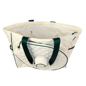 Premium Sporty Tennis Racket Tote Bag Outdoor Sports Fashion Recycled Cotton <b>Adjustable</b> <b>Strap</b> Multi-Function Easy Storage - Product Image 3