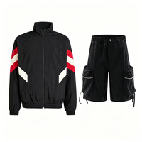 Survêtements d'hiver décontractés pour hommes grandes tailles, style vintage rétro, respirants, écologiques, légers, réversibles, en polyester/coton
