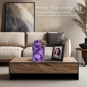 Solid Wood Cremation <b>Box</b> with Engraving Service Luxury <b>Memorial</b> Wooden Urn for Family Tribute Wholesale Hardwood Funeral Urn - Product Image 2