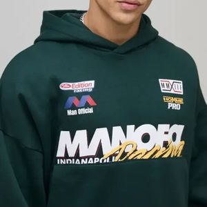 Fabricants de vêtements personnalisés : Sweat à capuche Y2K en coton avec impression en relief, style streetwear, 420 g/m², motif araignée - Product Image 4