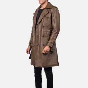 Abrigo de Cuero Cortavientos para Hombre, Talla Grande, Alta Calidad, Abrigo de Motocicleta de Moda para Invierno - Product Image 1