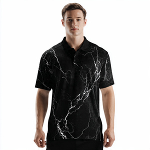 Camisetas Polo de 220 Gsm 100% Poliéster para Hombre, Camisetas Polo de Golf de Manga Corta Sublimadas Personalizadas para Hombre - Product Image 3