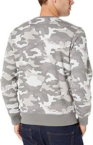 เสื้อสเวตเชิ้ตผ้าฝ้ายน้ำหนักเบาสำหรับผู้ชาย ระบายอากาศได้ดี คอกลม สวมใส่สบาย สไตล์ลำลอง แฟชั่นกีฬา รับทำโลโก้ตามสั่ง โรงงานขายส่ง OEM - Product Image 2