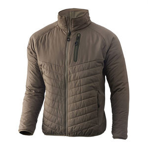 Chaqueta Acolchada con Capucha para Hombre, Cierre Completo, Manga Larga, Impermeable, Cortavientos, Moda de Invierno - Product Image 1