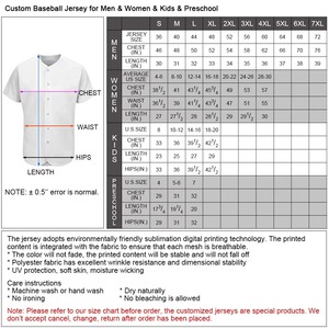 Maillots de baseball personnalisés imprimés, respirants, anti-humidité, grandes tailles, uniformes de baseball pour hommes en sublimation, 100% polyester - Product Image 2