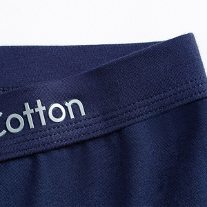 Calzoncillos bóxer para hombre, corte medio, color liso, transpirables, ajuste holgado, lavables a máquina, paquete de 5, cintura con logo personalizado - Product Image 5