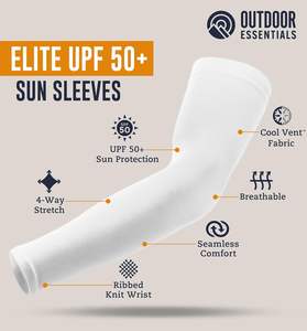 Manguitos Deportivos Unisex de Alta Calidad, Cómodos y Refrescantes, de Spandex Elástico, con Protección UV - Product Image 3