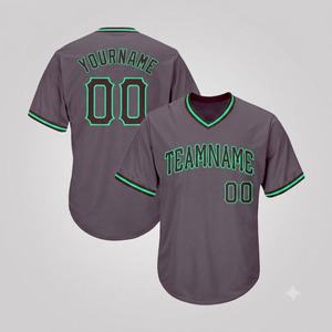 Último Estilo, Servicio OEM, Jersey de Béisbol a la Moda, Antibacteriano, Gran Venta, 100% Algodón, Transpirable, Bajo Precio, Manga Corta, Personalizado - Product Image 1