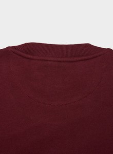 Pull en maille respirant pour femme en polyester/coton, coupe oversize, style hip-hop, doublé, à épaules tombantes, manches longues, couleur unie, avec logo personnalisé - Product Image 3