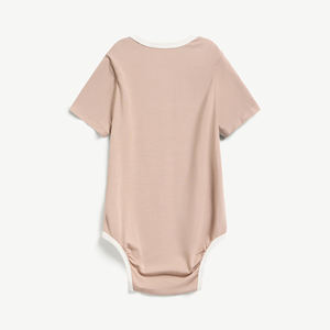 Body de Bebé de Manga Corta con Broches de Presión, Modal y Spandex, para Recién Nacidos, Unisex, ODM Vietnam - Product Image 2