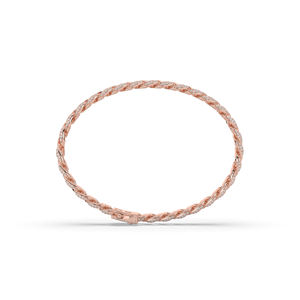Pulsera Ligera de Diamantes Cultivados en Laboratorio de 5.00Ct, Diseño Único de Eslabones Cubanos, Corte Brillante Redondo, Joyería de Oro de 14KT y 10KT, Elegante Accesorio para la Muñeca - Product Image 3