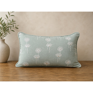Luxury 100% Linen Embroidered Rectangle <b>Cushion</b> <b>Cover</b> Festival Pattern | Washable Eco-Friendly Decorative Pillow <b>Cover</b> for Home - Product Image 2