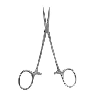 Pinces à moustiques Halsted de haute qualité 14 cm, pointe fine droite, mâchoire dentelée, en acier inoxydable, pince hémostatique chirurgicale certifiée CE - Product Image 3