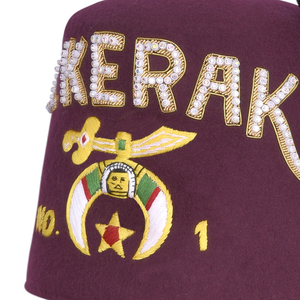 Gorras Fez Masónicas Bordadas a Mano Personalizadas / Gorras Fez Masónicas Totalmente Personalizadas de la Mejor Calidad a Precio Económico - Product Image 6