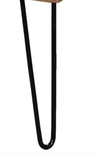 Offre spéciale, pieds en métal au design moderne, plateau en bois, Table basse de faible hauteur, Table d'appoint pour meubles de salon - Product Image 3