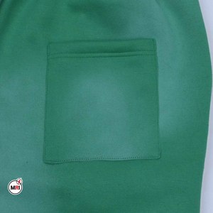 Conjunto de Chándal con Capucha Verde MRI, Estampado de Letras en Aplique, Pantalones Cortos Estilo Urbano, Unisex para Adultos, Ropa de Otoño con Logotipo y Diseño Personalizados - Product Image 5