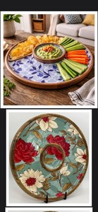 Attractive Aluminum <b>Metal</b> Single Tier Classic Customizable Kitchen Serving Tray Dishwasher Safe Polished Finish Customized Logo - Product Image 2